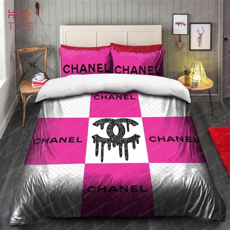 pink chanel bedding